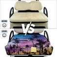 thumbnail image 6 of Yuyamidu Colorful Sunset Golf Cart Seat Covers Coconut Tree Club Car Towel Seat Covers with Front Pockets Portable Golf Cart Accessories for 2 Passenger Seats, 6 of 8