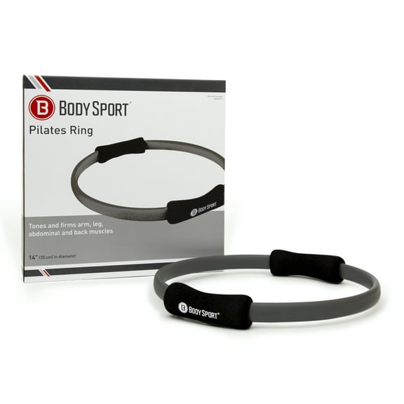 Body Sport Pilates Ring, 14" (35 cm) Diameter, Resistance Tool for Tightening & Toning