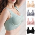 thumbnail image 1 of Látex 5D Inalámbrico Completo Sujetador Sin Costuras Push Up Transpirable Mujeres Ropa Interior, 1 of 3