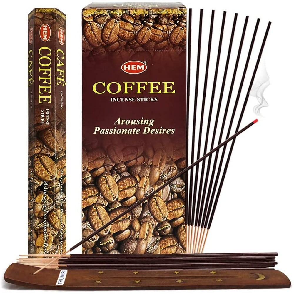 Coffee Incense Sticks And Incense Stick Holder Bundle Insence Insense