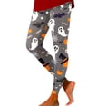 thumbnail image 3 of Halloween Leggings for Women High Waisted Tummy Control Workout Leggings Buttery Stretch Printed Running Gym Yoga Pants, 3 of 5