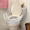 Elevated toilet seat with arms