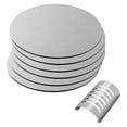 thumbnail image 1 of Bewildely Almohadilla para portavasos, 6 uds., juego de soporte para posavasos, alfombrilla para cuenco con aislamiento térmico antideslizante de Metal de Barra de herramientas Bewildely HA006786-00B, 1 of 6