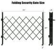 thumbnail image 2 of Expandable Barricade Gate,Metal Safety Barrier Gate with Casters,Accordion Garden Yard Fence Portable Dog Gates,Expanding Security Rolling Barricade Scissor for Courtyards/Garage/Gardens, 2 of 7