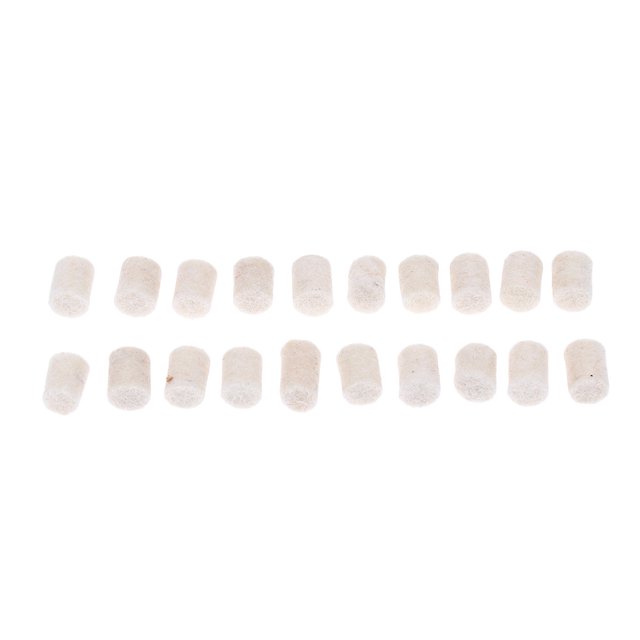 Parachoques de saxofón Fieltro Sunnimix 20 piezas blanco