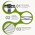 thumbnail image 3 of CONCETTA 3-Tier Metal Shelves, Versatile Wire Storage Rack for Kitchen, Bathroom or Garage Organization,Black, 3 of 7