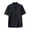 Black, variant on Men's Short Sleeve Shirts with Pockets Lapel Button Down Graphic Short Sleeve Blouse Regular Fit Hawaiian Vacation Shirts Button Down Dressy Casual Tops
