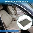 thumbnail image 2 of Unique Bargains Self Adhesive Leather Repair Patch Strong Stickiness Leather Repair Tape Faux Leather1 Pcs Dark Gray 39" x 11.8", 2 of 7