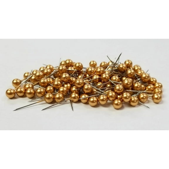 Floral Corsage / Boutonniere Pin 3/4" Pixie Gold 100pcs
