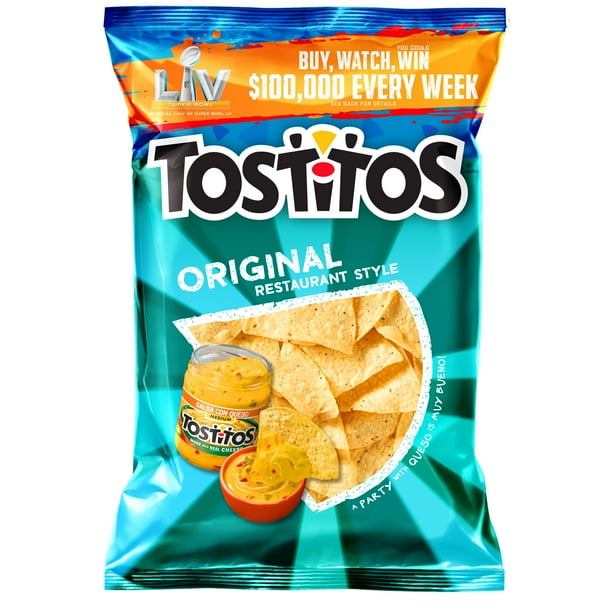 Tostitos Original Restaurant Style Tortilla Chips, 13 oz Bag Walmart