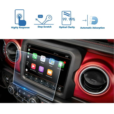 2018 Jeep Wrangler Uconnect  Inch Center Touch Screen Protector,  Tempered Gl in-Dash Clear Screen | Walmart Canada