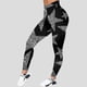 thumbnail image 1 of MKLEKYY Leggins deportivos para mujer push up para mujer Mardi pantalones de yoga ajustados de longitud larga con estampado brillante, 1 of 4