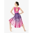 thumbnail image 4 of Womens Hand Painted High-Low Lyrical Skirt, 4 of 7