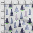 thumbnail image 2 of oneOone Georgette Viscose Royal Blue Fabric Tree Sewing Craft Projects Fabric Prints By Yard 42 Inch Wide, 2 of 6