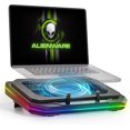 thumbnail image 2 of Dell Alienware m18 R2 R1 18 Inch Gaming Laptop Cooling Pad with Turbo Fan & RGB Lights, 2 of 8