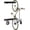 Bike Rack, variant on Heavy Duty Bike Storage Rack with Helmet and Utility Hooks, Black