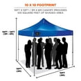 thumbnail image 2 of Ergodyne SHAX 6000 Heavy-Duty Pop-Up Tent, 10' x 10', Blue, 2 of 8