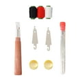 thumbnail image 1 of DIY Knitting Craft Kit for Indoor Use – Metal Needlework Set with Threader and Seam Tool for Beginners and Experts, 1 of 7