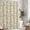 Green Vine, variant on Seasonwood Floral Linen Shower Curtain, Vintage Bathroom Shower Curtain, Black, 72" x 72"
