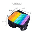 thumbnail image 3 of Pop It Backpacks 3 Pcs Decompression School Bags Real Rainbow Fidget Toys Color Push Bubble Bookbag-cl., 3 of 5