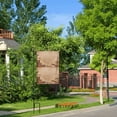 thumbnail image 6 of Wukai Engraved Coffee On Kraft Paper Garden Flags Double Sided Welcome Garden Yard House Flags Outside Outdoor House (Only Flag), 6 of 8