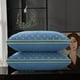 thumbnail image 2 of Fiudx Almohada Hotel Collection, Núcleo de Terciopelo de Plumón Premium, Diseño Suave y con Buen Soporte, Ideal para Dormir de Lado o Boca Arriba, Confort de Lujo, Blanco, Azul, Gris, Tamaño 48 X 74, 2 of 6