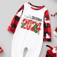 thumbnail image 6 of Penkiiy Family Christmas Pajamas Matching Sets Lounge Home Pjs Long Sleeve Shirts and Plaid Pants Xmas Holiday Pajama Outfits 18 Months Red, 6 of 6