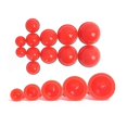 thumbnail image 1 of 12 Pcs Silicone Cupping Set Acupuncture Cupping Therapy Set Body Massage Cup Set Vacuum Red, 1 of 5
