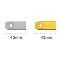 thumbnail image 3 of Long Mower Blades For Smart Mowers Replacement Blade Lawn Mower Blade 43 Mm Long For Robotic Lawnmower Set, 3 of 6