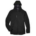 thumbnail image 4 of North End 88159 Men's Glacier Insulated Three-Layer Fleece Soft Shell Hood Jacket with Detachable Hood-Black-2XL, 4 of 5