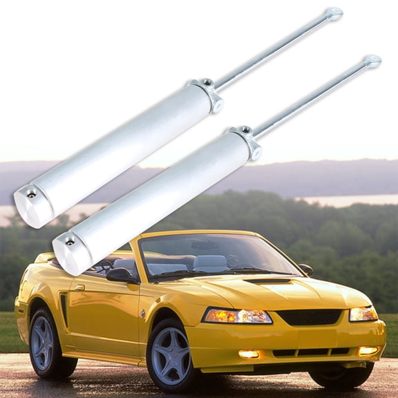 munirater 2 Pieces Convertible Top Piston Hydraulic Lift Cylinder Arms for Mustang Driver and Passenger Side 1999-2004