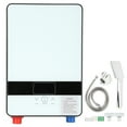 thumbnail image 1 of Tankless Water Heater, 4500W 110V Fast Heating System Uniform Heating Electric Hot Water Heater, For Kitchen,Bar,School Community And Hair Salon Kit Chauffe-eau + Douche, 1 of 8