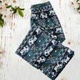 thumbnail image 6 of Kuntesetty Yoga Pants Lady elephant Female Beach Lightweight Hippy Harem Trousers Green, 6 of 9