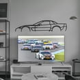 thumbnail image 4 of LaModaHome 2002 Corvette C5 Z06 Metal Silhouette Wall Art, 4 of 5