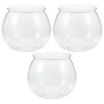 thumbnail image 4 of 3pcs Plastic Fish Bowl Transparent Small Aquarium Small Fish Tank Fishbowls, 4 of 8