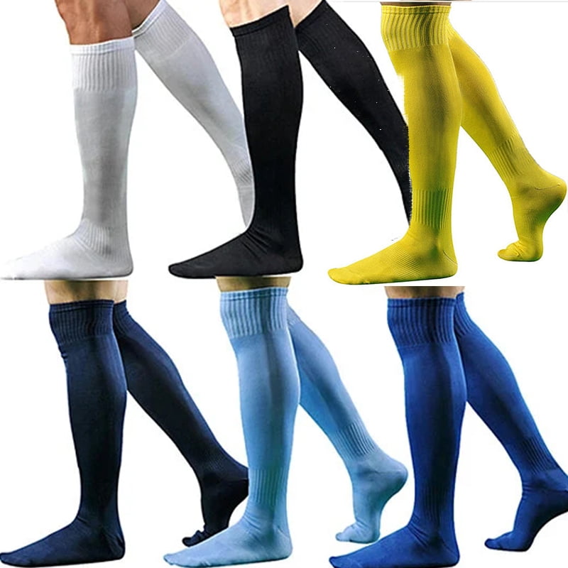 white knee high football socks