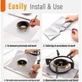 thumbnail image 6 of Stove Burner Covers 8-Pack(10.6"x10.6") Double Thickness Non-Stick Gas Range Protectors Bonus 3- Cleaning Brush Set| Gas Stove Top Liners|Range &Accessories,Kitchen Accessories, 6 of 6