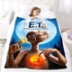 thumbnail image 5 of E.T., el Extraterrestre anti-pilling, suave, ligera, esponjosa y acogedora de lujo para hogar y cocina – Perfecta para niños y adultos, 100 x 150 cm, 5 of 6