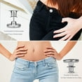 thumbnail image 2 of Boutons pour les Jeans, 8pcs Sans Couture et Sans Outils Boutons de Jean Instantanés pour Pantalons, Boutons de Remplacement, Clips de Bouton, Installation Simple, Réutilisables et Réglables, 2 of 7