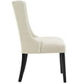 thumbnail image 4 of Modway Baronet 19.5" Button Tufted Polyester Fabric Dining Chair in Beige, 4 of 5