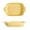 Yellow, variant on Colorful Ceramic Double-Handled Baking Pan Household Square Baking Tableware Salad Baked Rice Bowl