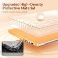thumbnail image 4 of Kit de Funda Naranja Escarcha para MacBook Air 13.6" M5/M4/M3/M2 A3449/A3240/A3113/A2681, 4 of 7