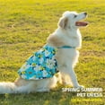 thumbnail image 5 of UOSIA Large Dog Dresses for Female Dogs Soft Breathable Puppy Suspender Skirt,2XL,Blue Floral, 5 of 6