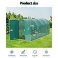 thumbnail image 7 of Towallmark Walk-in Greenhouse Tunnel 15x6.5x6.5ft,Galvanized Steel Tunnel Greenhouse with Zippered Doors and Window,Garden Hot House for Home Gardening Seed Germination, 7 of 7