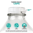 thumbnail image 4 of Jarras de Vidrio para Leche, Pack de 2 de 64 oz con Tapas, 4 of 6