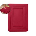thumbnail image 1 of Dvruxg Absorbent Bathroom Rug - Velvet Fleece & Foam, Non-Slip Rubber Backing, 16x24in, Multiple Colors for Bath, Bedroom, Kitchen, 1 of 5