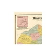 thumbnail image 4 of Historic City Map - Mispillion Delaware - Beers 1868 - Vintage Wall Art, 4 of 4
