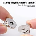 thumbnail image 3 of Dbuoem 10 Sets Seamless Magnetic Snap Buttons Metal Magnetic Buckle Clasp, 3 of 8