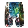 thumbnail image 4 of Ghostbusters Movie Men's Beach Shorts Swim Trunks Casual Quick Dry Board Shorts Swimwear with Mesh Lined and Pockets, 4 of 8