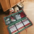 thumbnail image 2 of yocbz Wrapping Paper Organizer Storage Bag Christmas Storage Organizer For Wrapping Paper Ribbon Xmas Gift Wrap Container Holiday Accessories (Green), 2 of 6